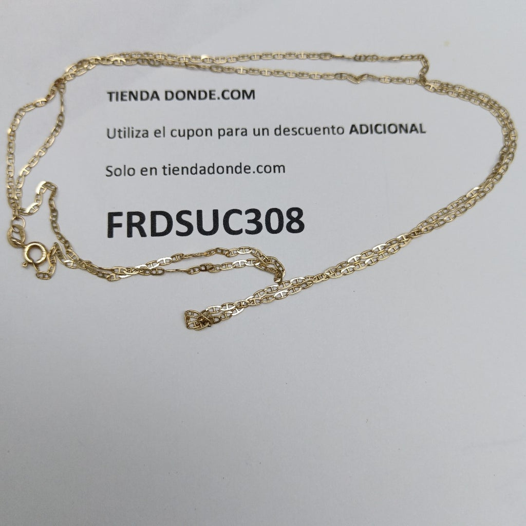 CADENA ORO 14 K 2.6 GRMS (SEMINUEVO)