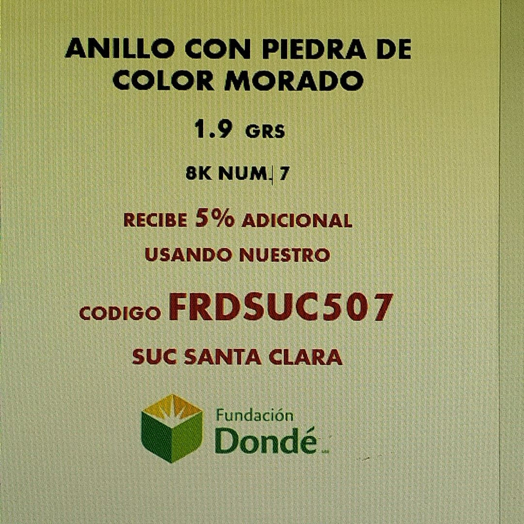 ANILLITO ORO 8 K 1,90 GRMS (SEMINUEVO)