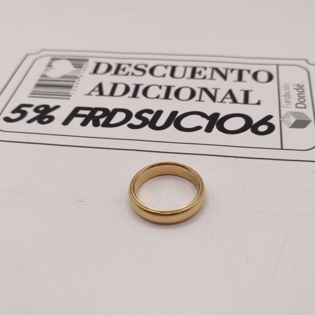 ARGOLLA ORO 10 K 6.8 GRMS (SEMINUEVO)