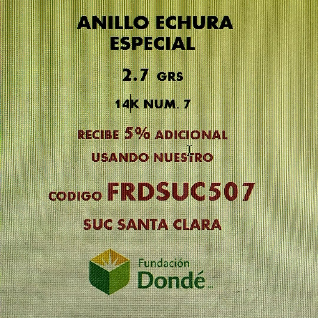 ANILLO ORO 14 K 2,70 GRMS (SEMINUEVO)