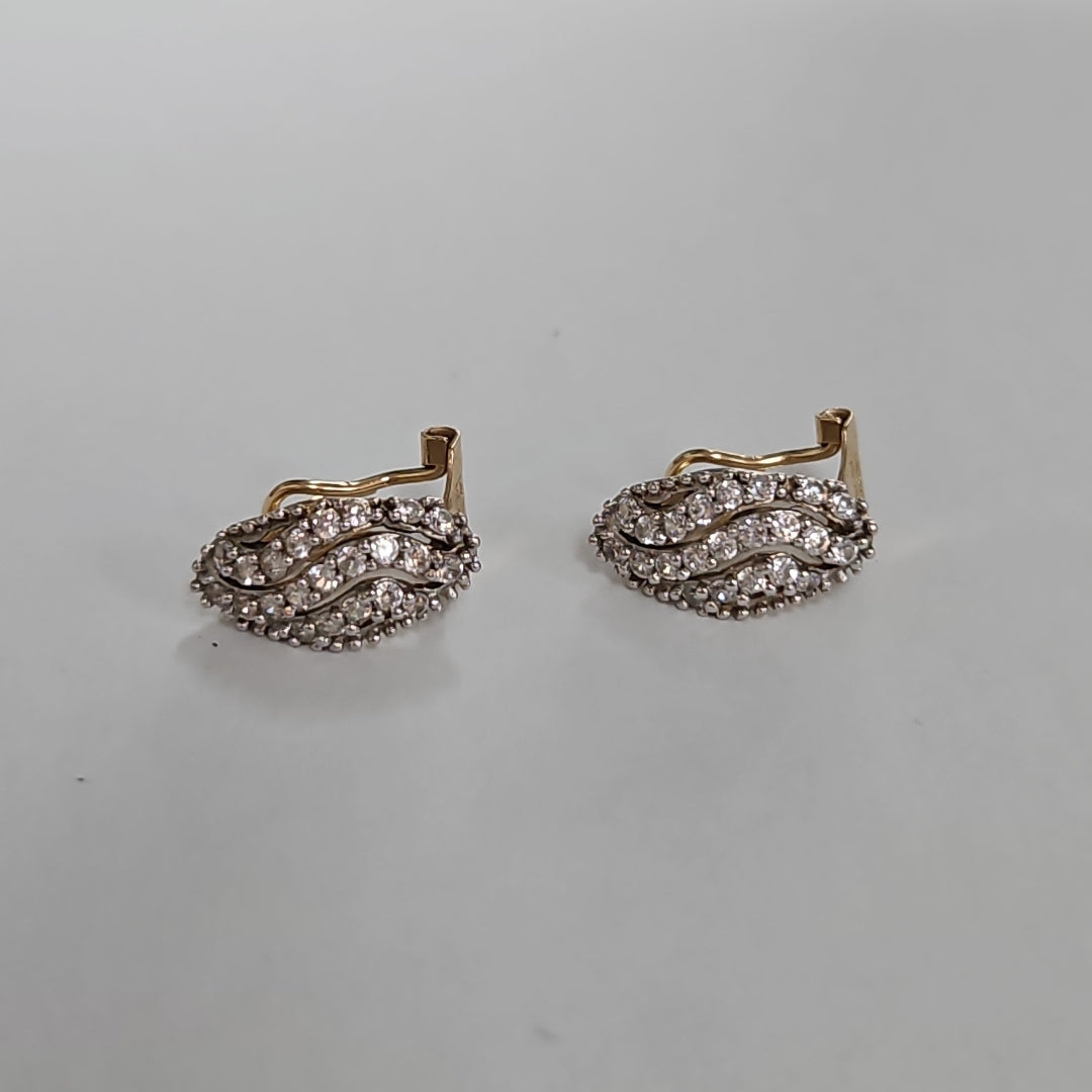 ARETES PAR ORO 14 K 3,10 GRMS (SEMINUEVO)