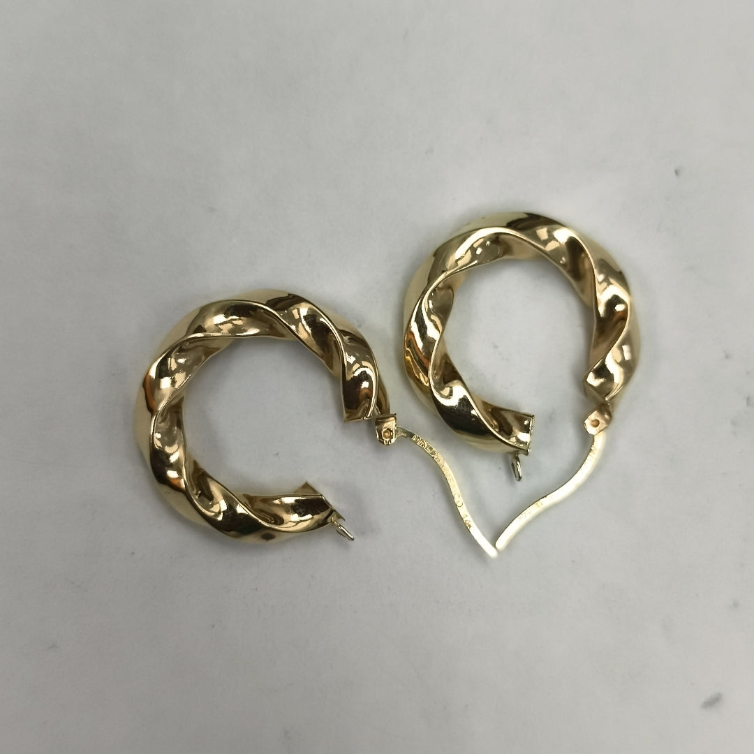 ARRACADAS PAR ORO 14 K 4.8 GRMS (SEMINUEVO)