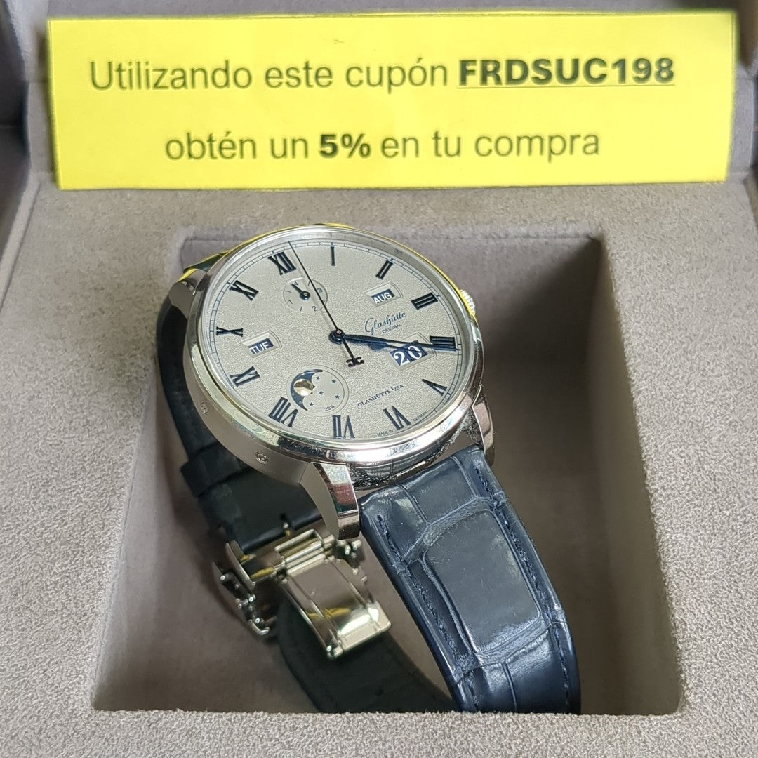 RELOJ CABALLERO GLASHUTTE ORIGINAL 003351 (SEMINUEVO)