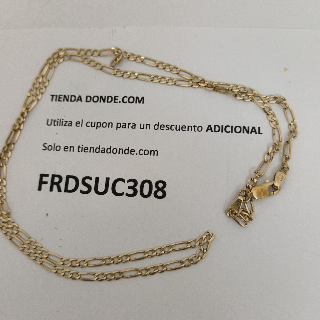 CADENA ORO 14 K 4.6 GRMS (SEMINUEVO)