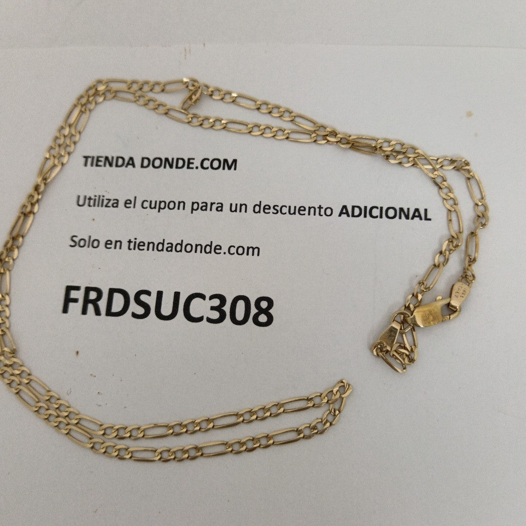 CADENA ORO 14 K 4.6 GRMS (SEMINUEVO)
