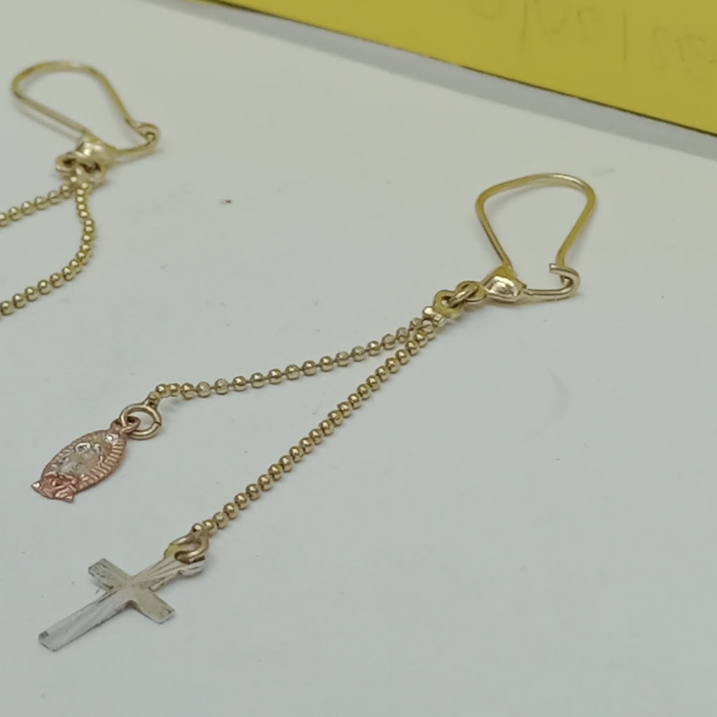 ARETES PAR ORO 14 K 1,80 GRMS (SEMINUEVO)