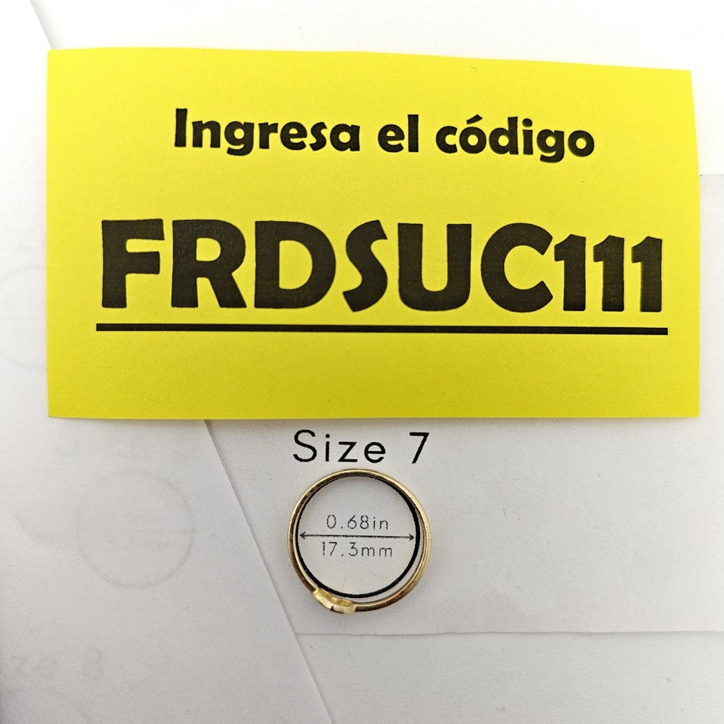 ANILLITO ORO 14 K 1.7 GRMS (SEMINUEVO)