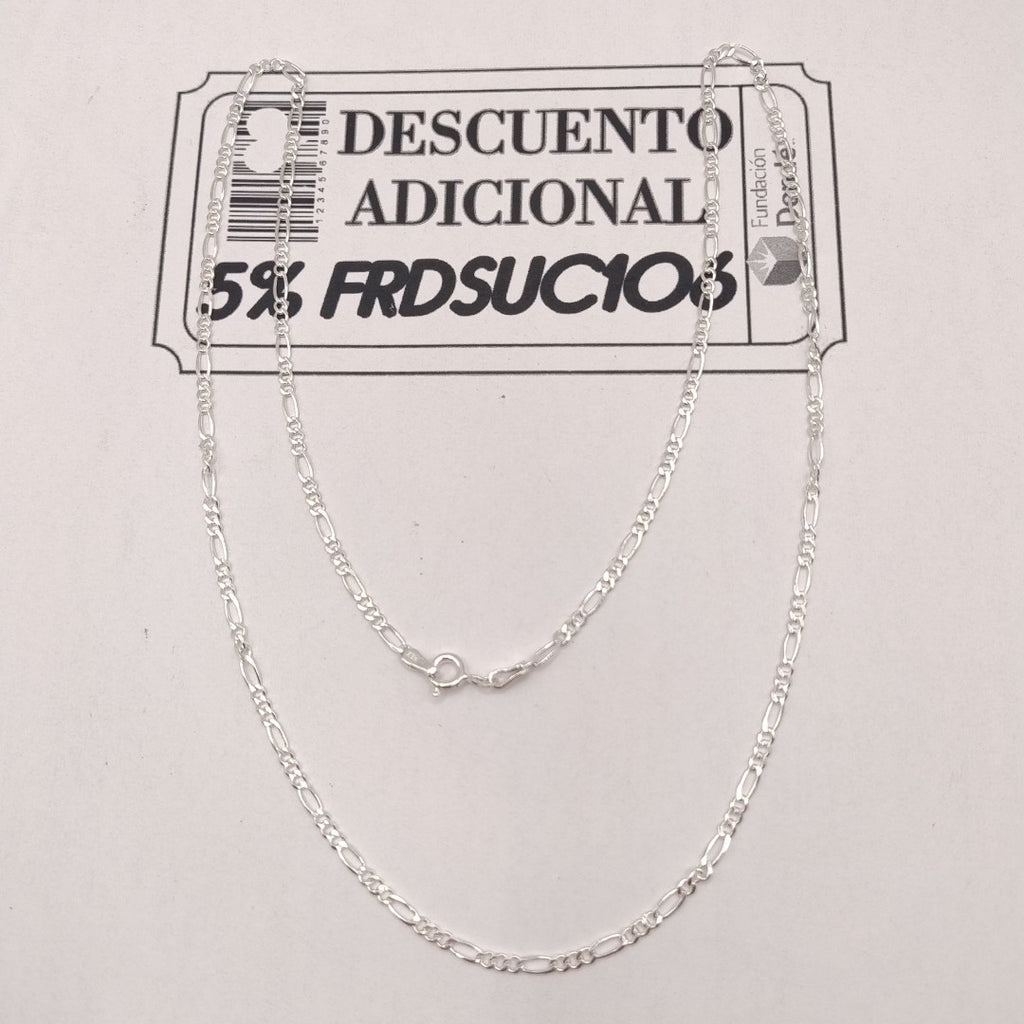 CADENA 3X1 PLATA .925 60 CM 5.22 GR (NUEVO)