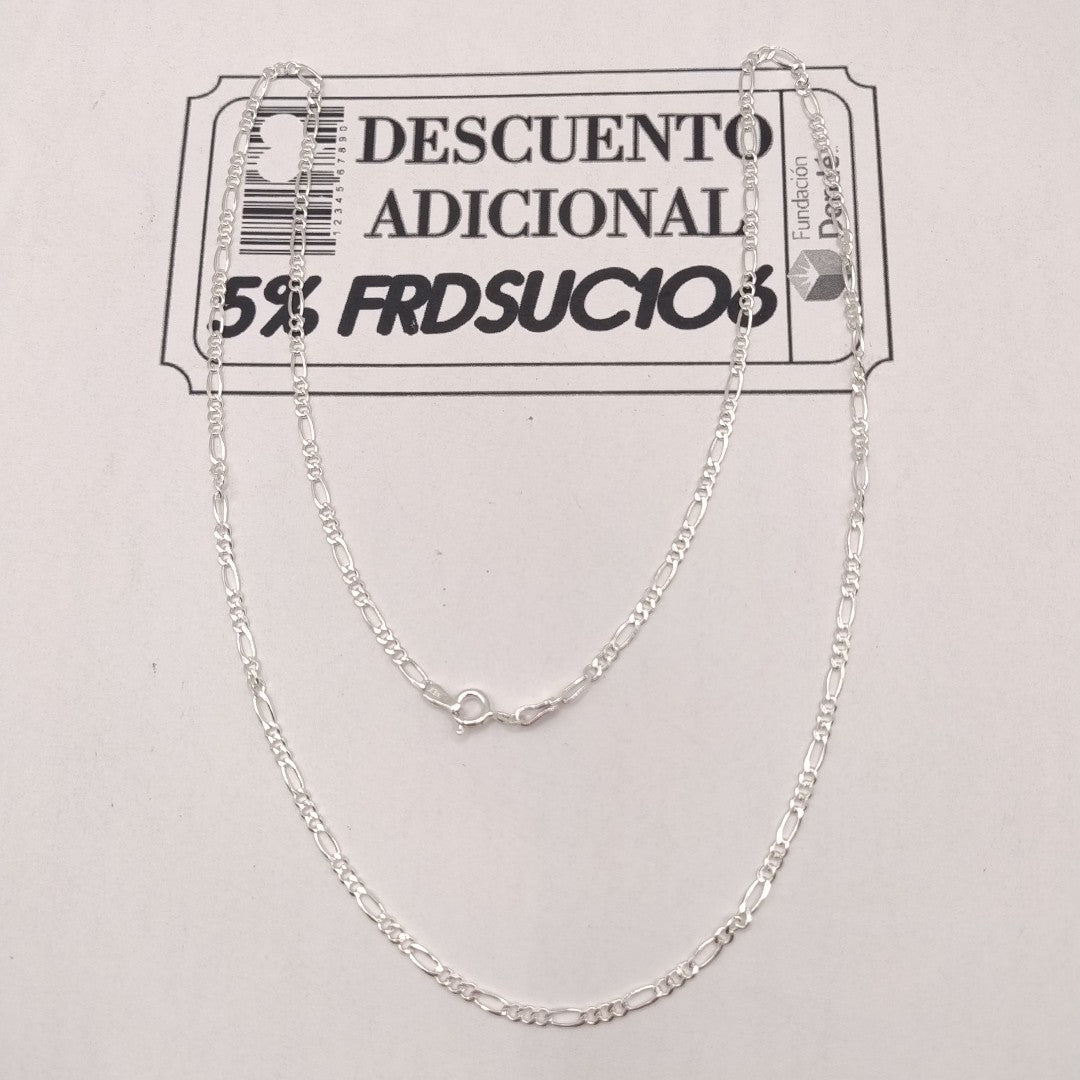 CADENA 3X1 PLATA .925 60 CM 5.22 GR (NUEVO)