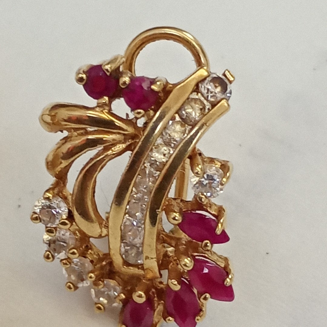 ARETES PAR ORO 14 K 6 GRMS (SEMINUEVO)