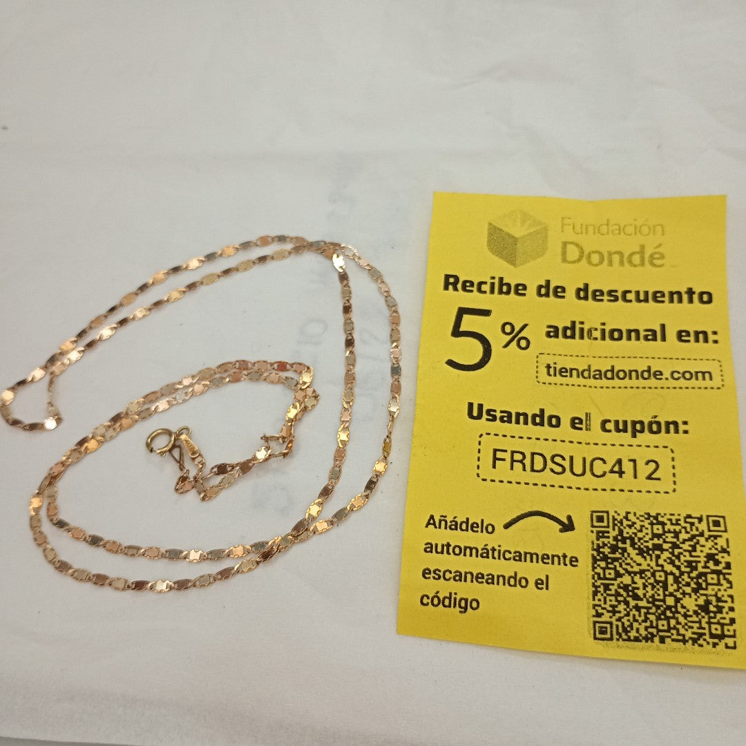 CADENA ORO 10 K 2.3 GRMS (SEMINUEVO)