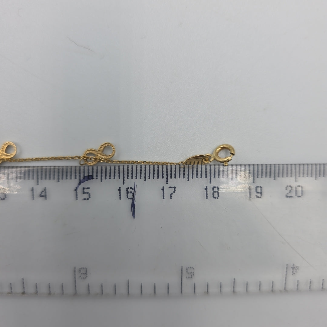 PULSERA ORO 14 K 1.9 GRMS (SEMINUEVO)