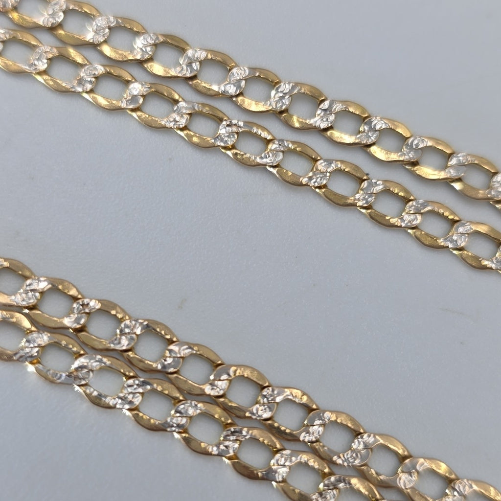 CADENA ORO, RODIADO 14 K 4.7 GRMS (SEMINUEVO)