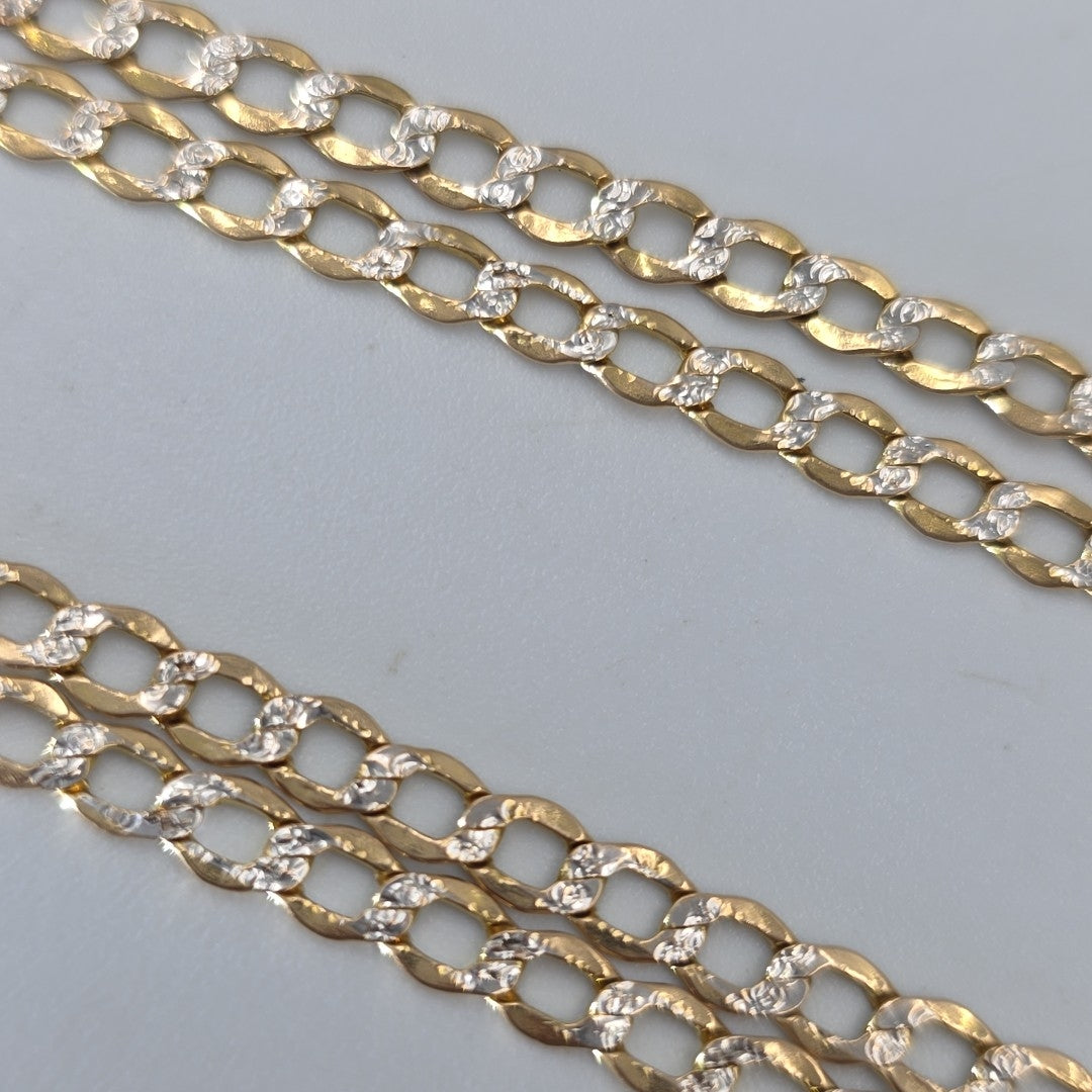 CADENA ORO, RODIADO 14 K 4.7 GRMS (SEMINUEVO)