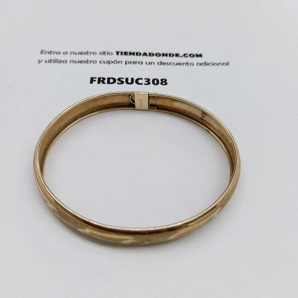 PULSERA RIGIDA ORO 14 K 7.1 GRMS (SEMINUEVO)