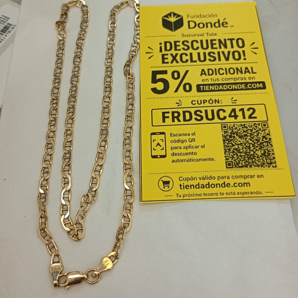 CADENA ORO 14 K 10,90 GRMS (SEMINUEVO)
