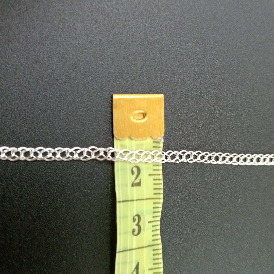 CADENA DOBLE ESLABON PLATA .925 50 CM 3.63 GR (NUEVO)