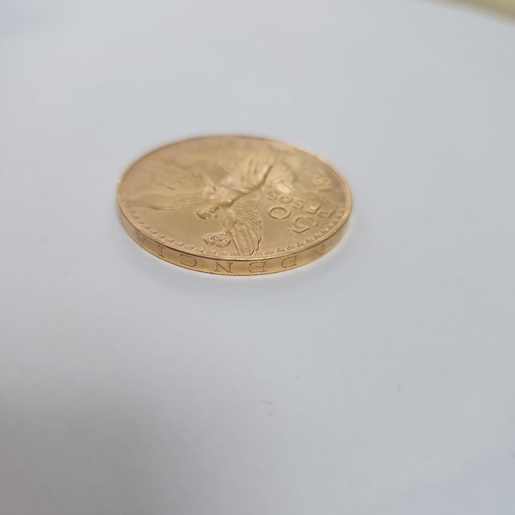 K1 41.6 GRMS 21 K IDENTIFICACIÓN MONEDA NOMINATIVA MONEDAS PESOS 50 PESOS (SEMINUEVO)