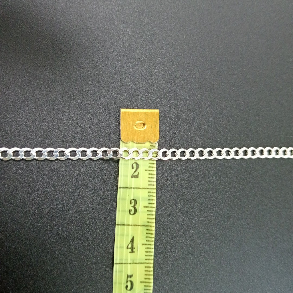CADENA BARBADA PLATA .925 50 CM 7.22 GR (NUEVO)