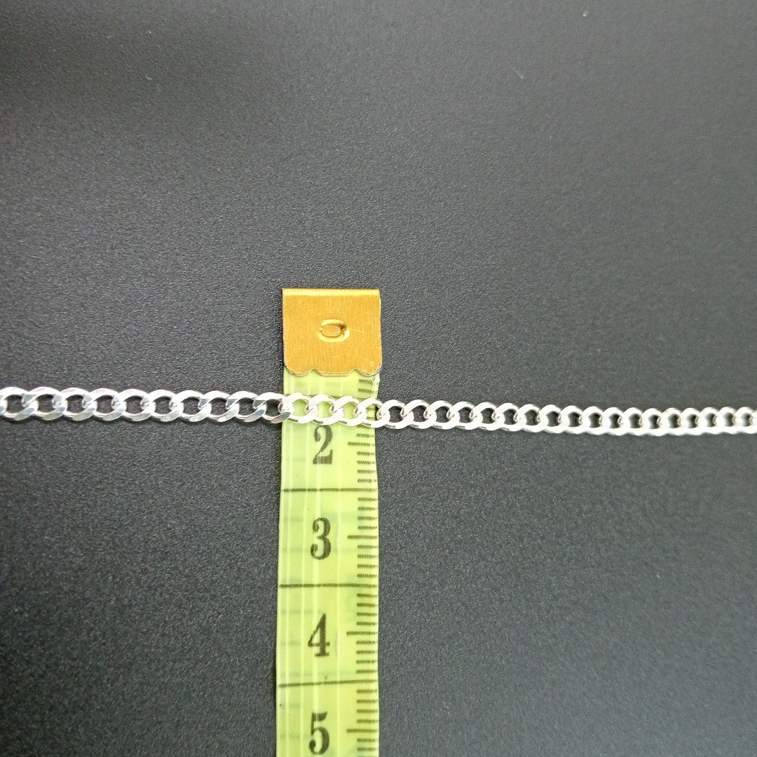 CADENA BARBADA PLATA .925 60 CM 9.42 GR (NUEVO)