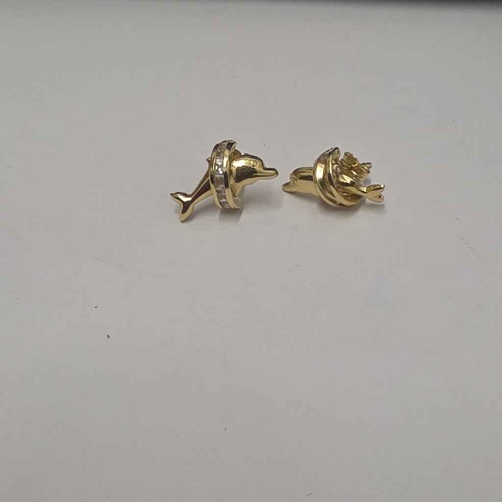 BROQUELES PAR ORO 14 K 1,80 GRMS (SEMINUEVO)