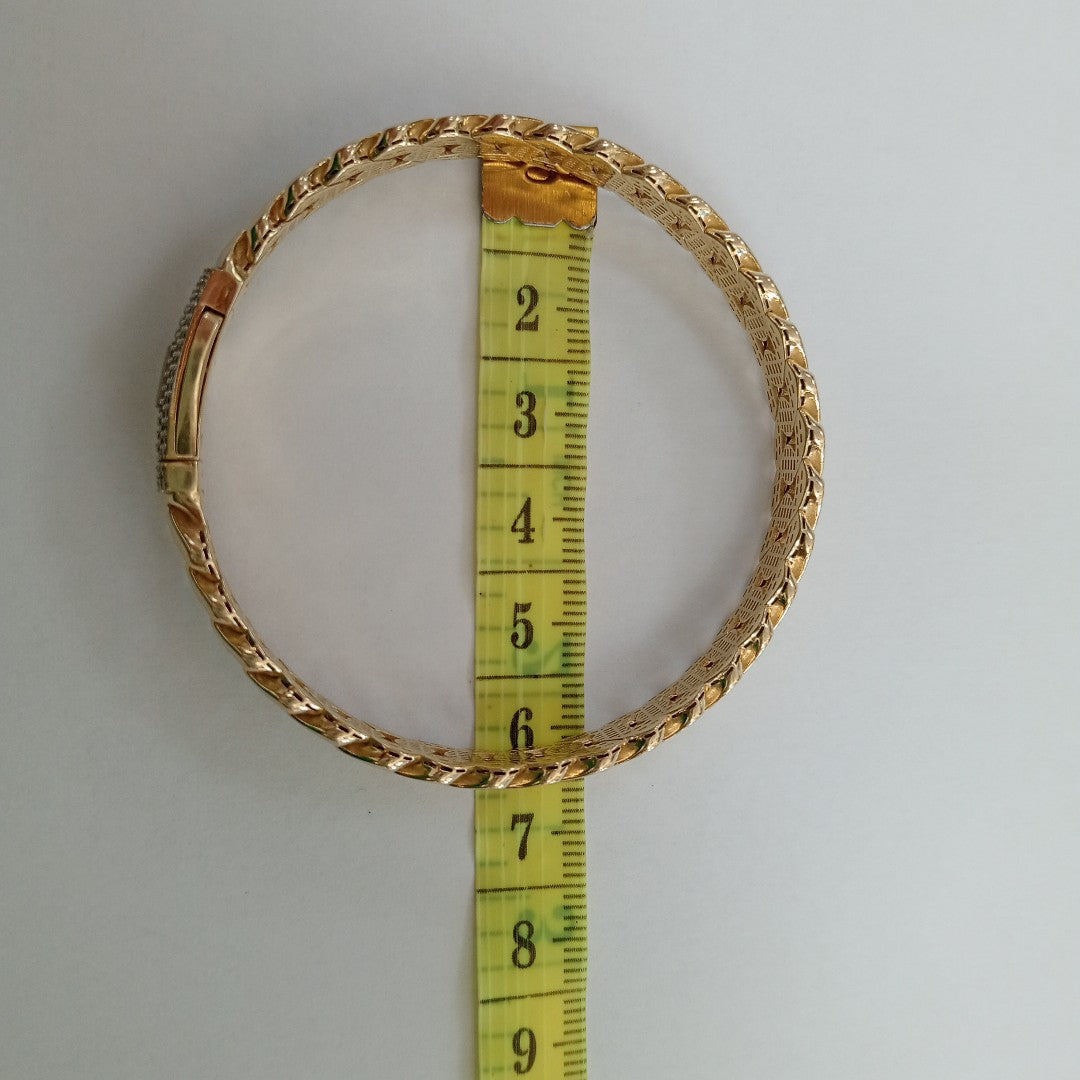 PULSERA RIGIDA ORO 10 K 11.1 GRMS (SEMINUEVO)