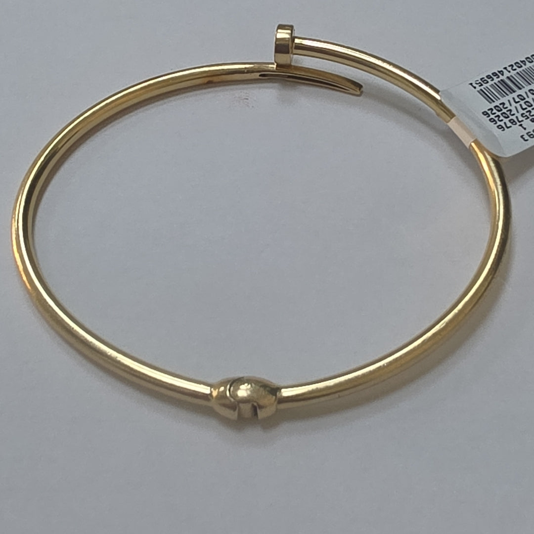 PULSERA RIGIDA ORO 14 K 8,90 GRMS (SEMINUEVO)