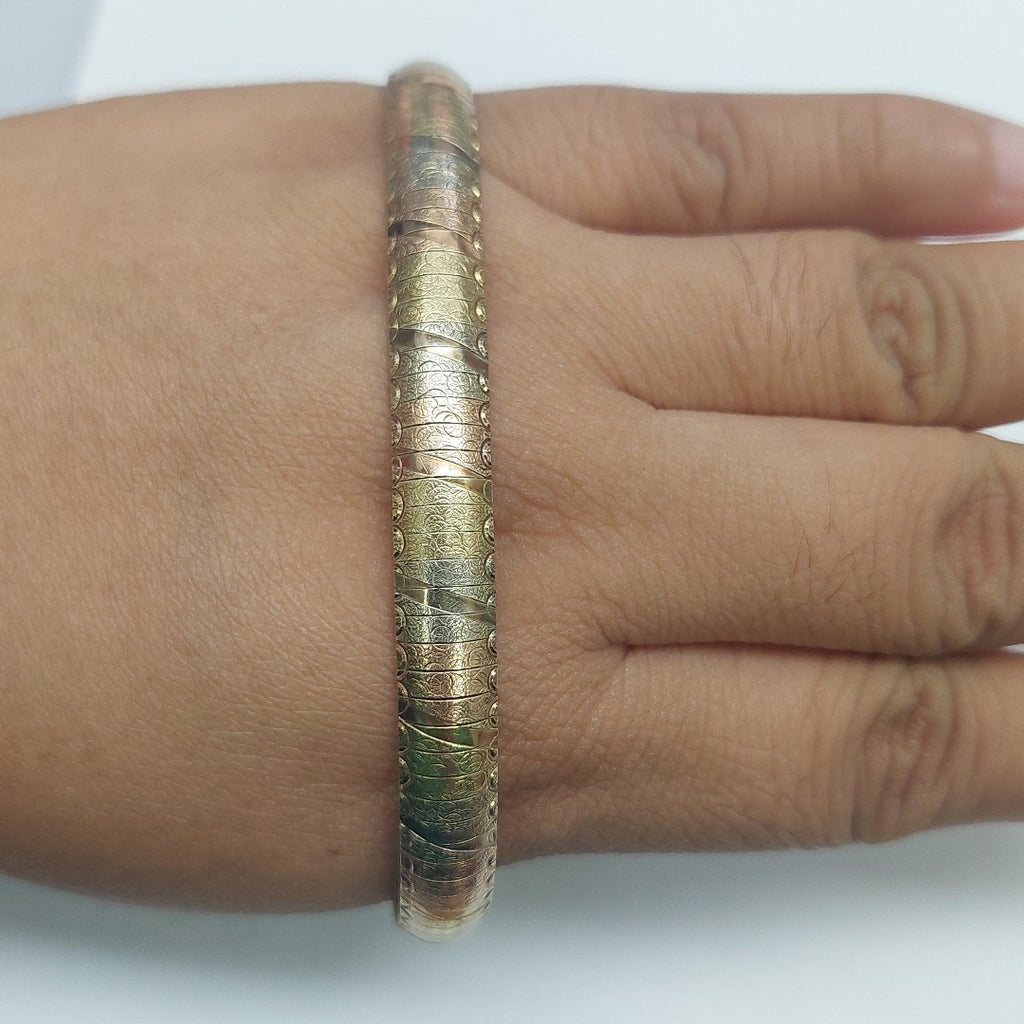 PULSERA ORO COMBINADO 10 K 18,80 GRMS (SEMINUEVO)