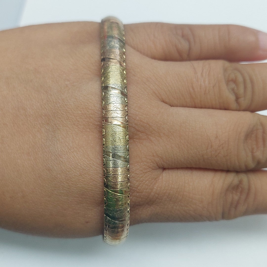 PULSERA ORO COMBINADO 10 K 18,80 GRMS (SEMINUEVO)