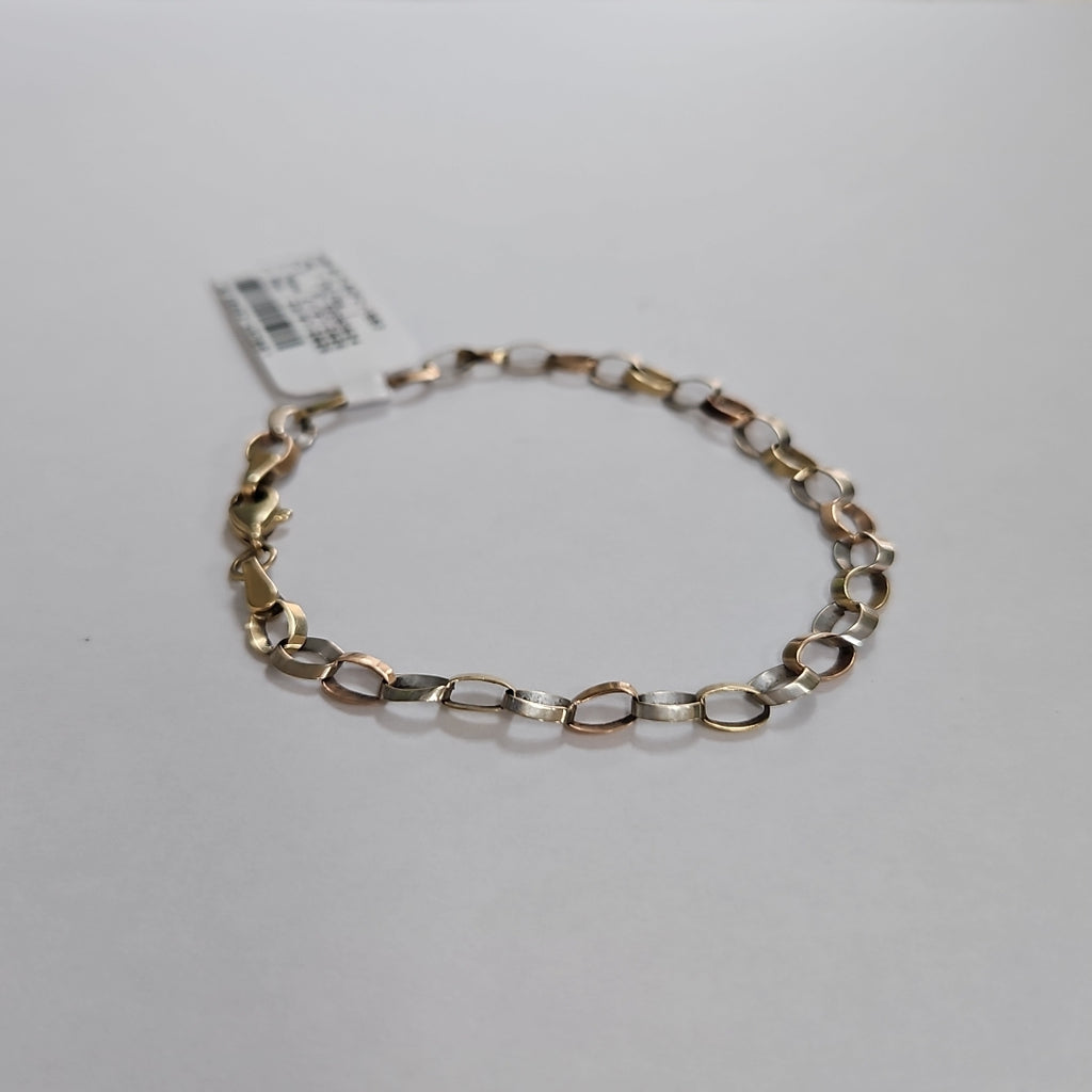 PULSERA ORO COMBINADO 14 K 2,20 GRMS (SEMINUEVO)