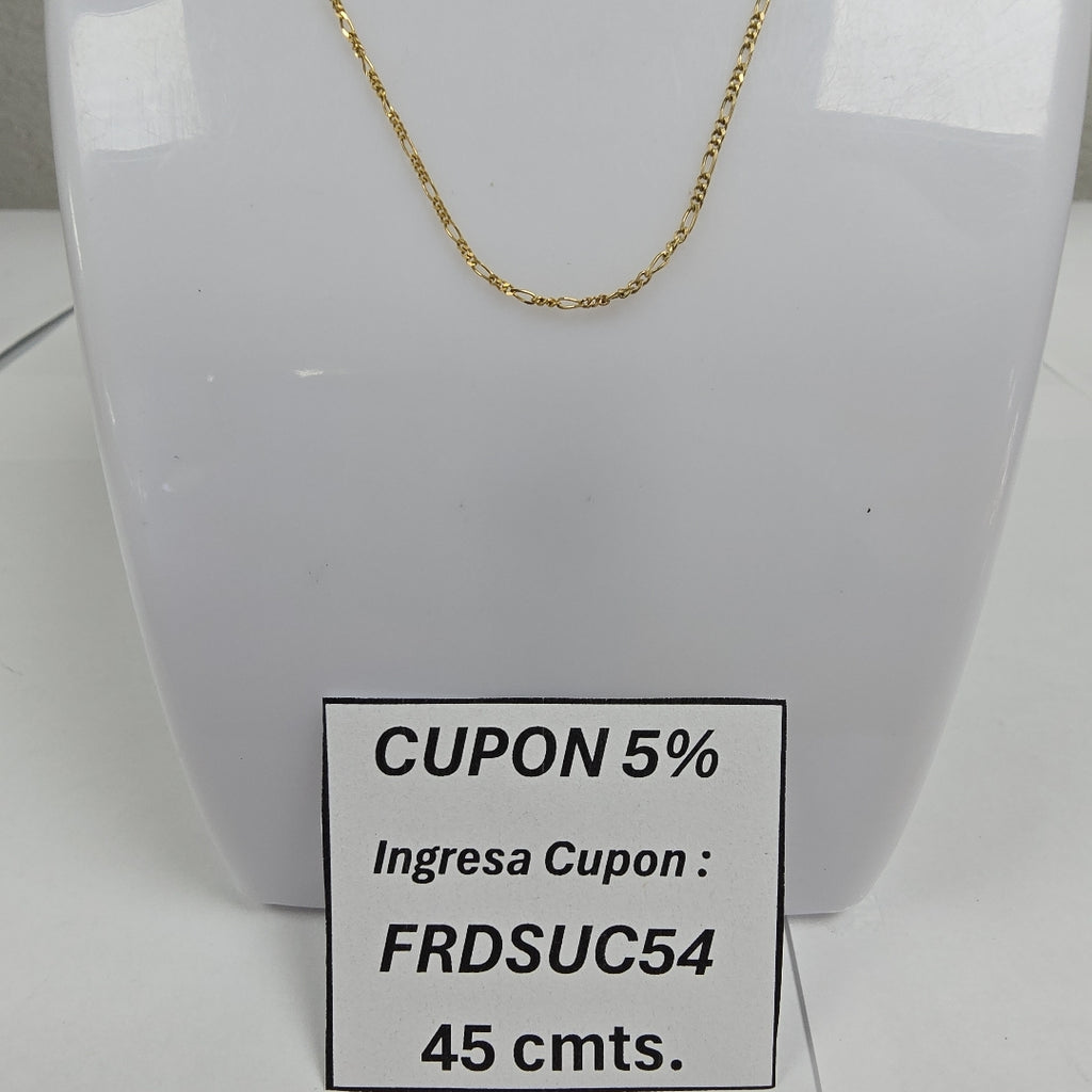 CADENA ORO 14 K 1.3 GRMS (SEMINUEVO)
