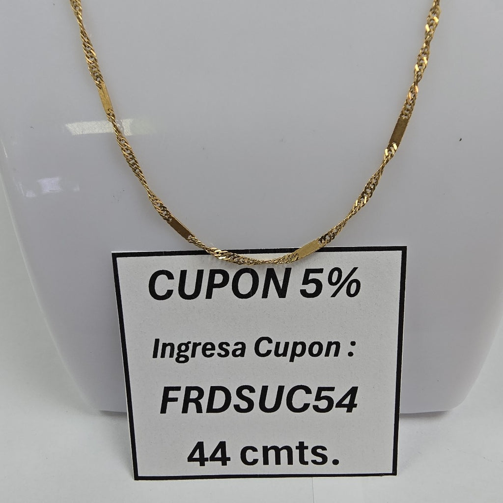 CADENA ORO 10 K 1,50 GRMS (SEMINUEVO)