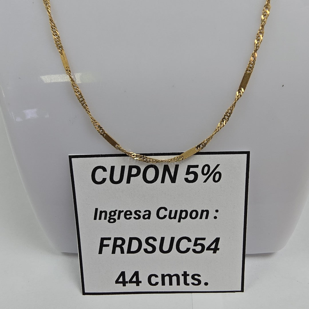 CADENA ORO 10 K 1,50 GRMS (SEMINUEVO)