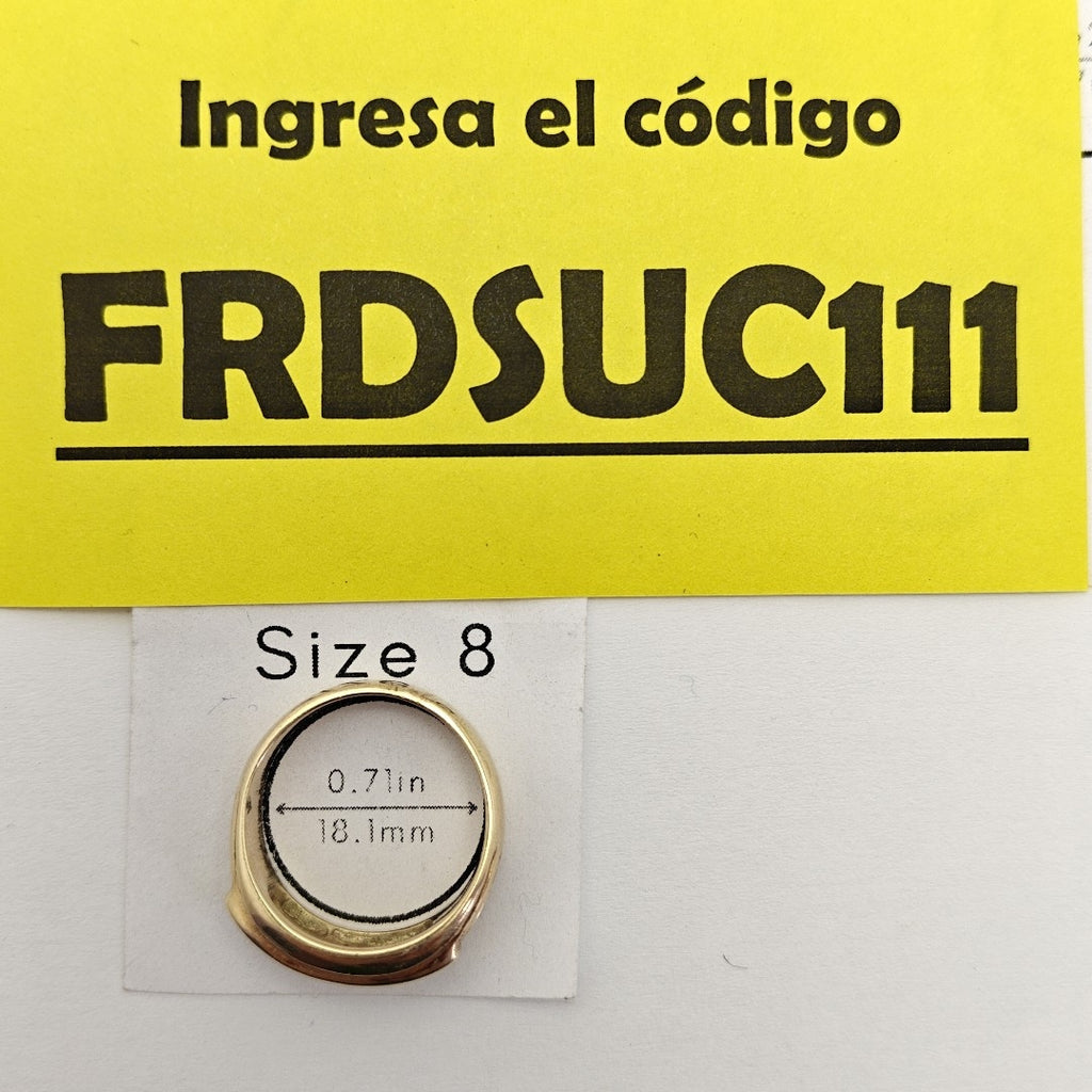 ANILLO ORO 14 K 7.9 GRMS (SEMINUEVO)