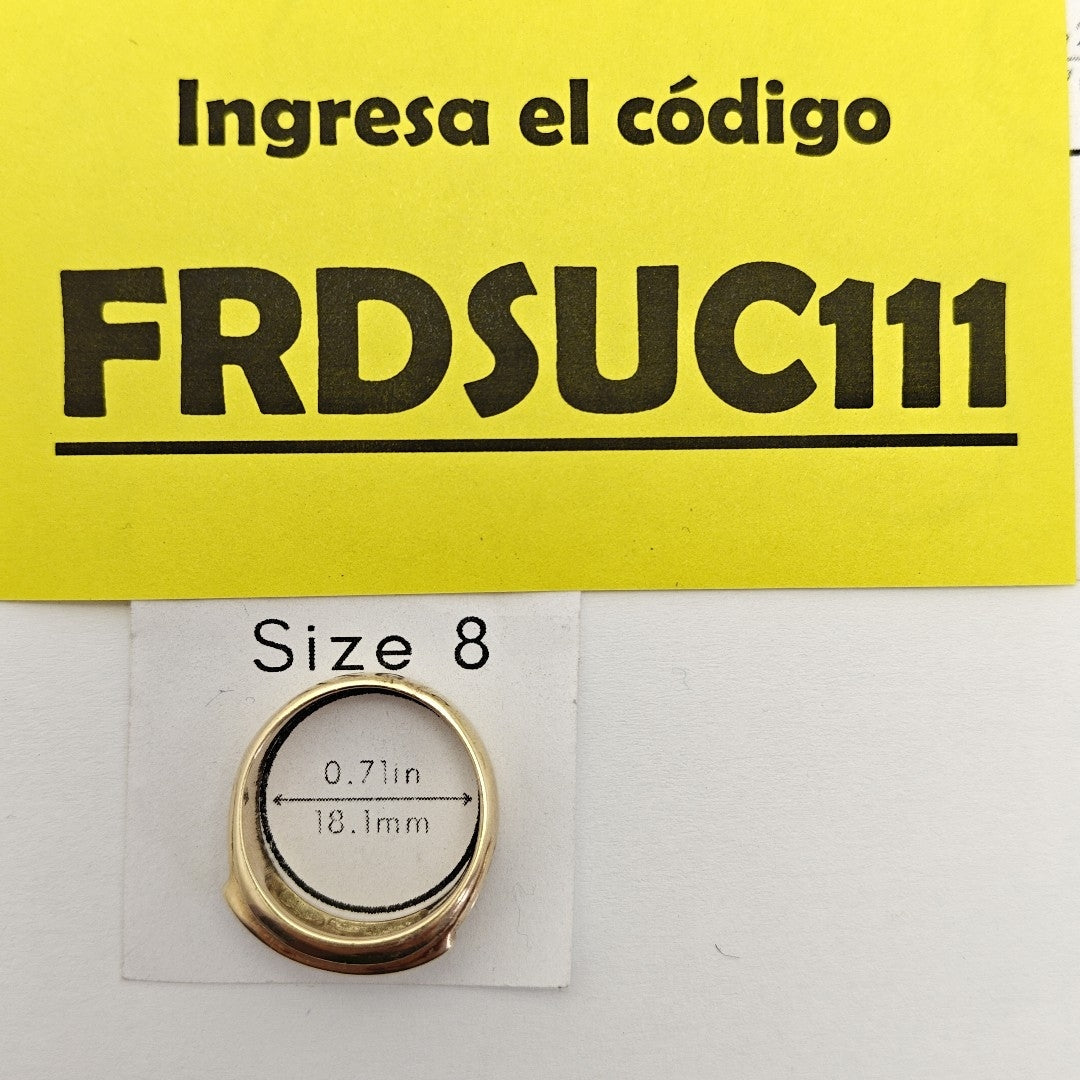 ANILLO ORO 14 K 7.9 GRMS (SEMINUEVO)