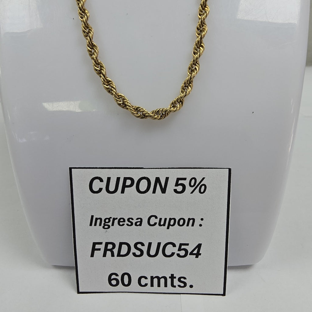 CADENA ORO 14 K 14.3 GRMS (SEMINUEVO)