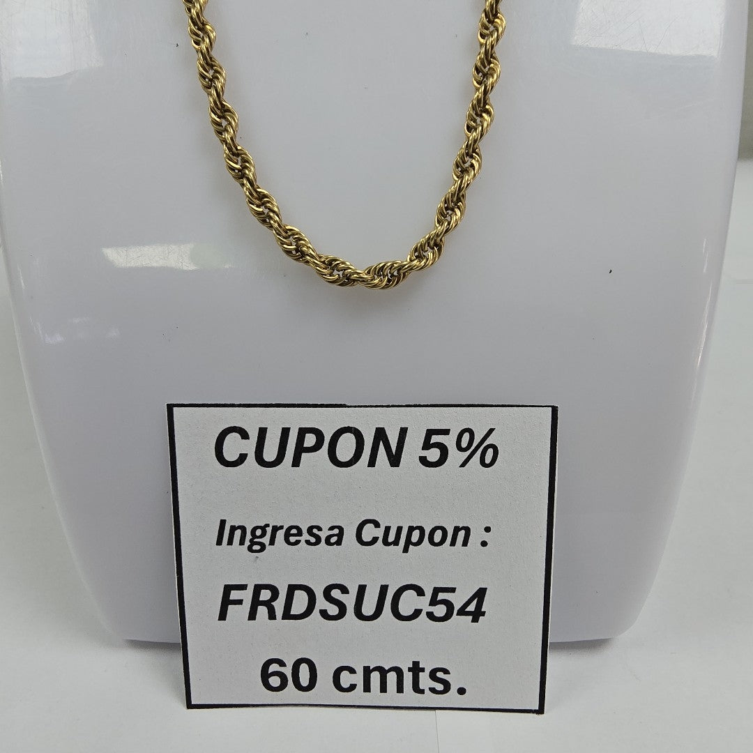 CADENA ORO 14 K 14.3 GRMS (SEMINUEVO)