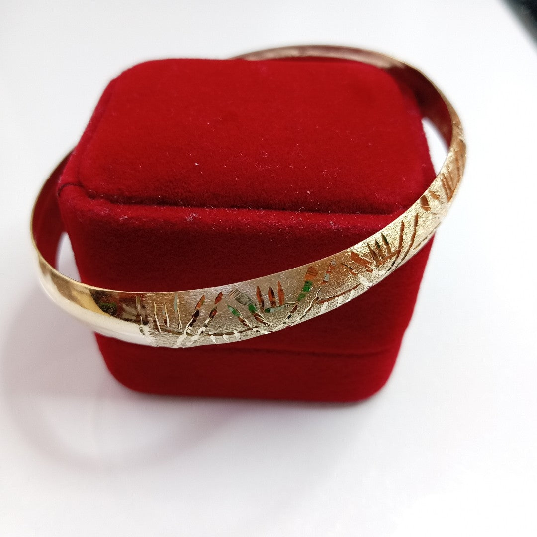 PULSERA RIGIDA ORO 10 K 10.3 GRMS (SEMINUEVO)