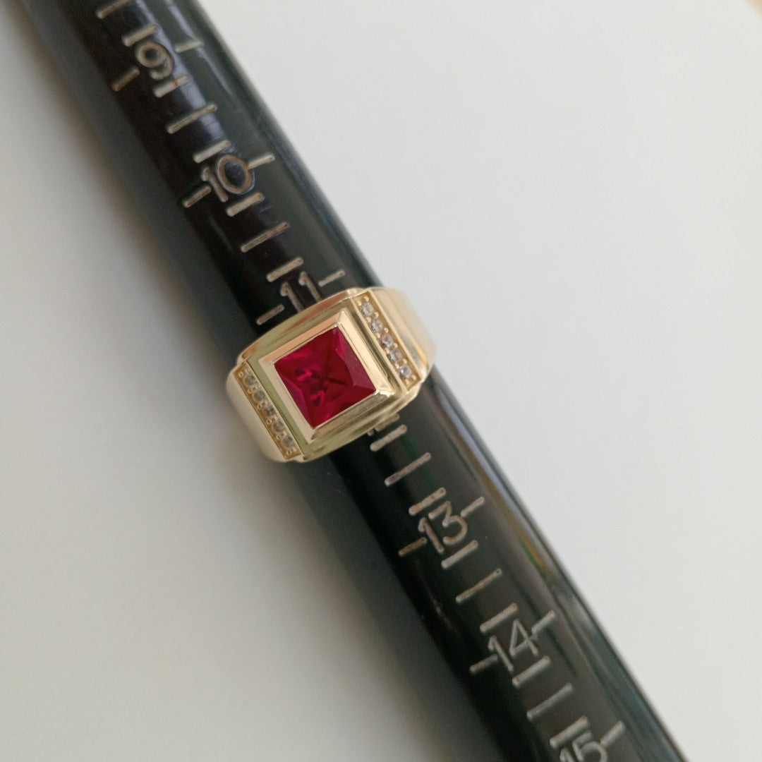 ANILLOS CABALLERO ORO 10K 5.9 (NUEVO)
