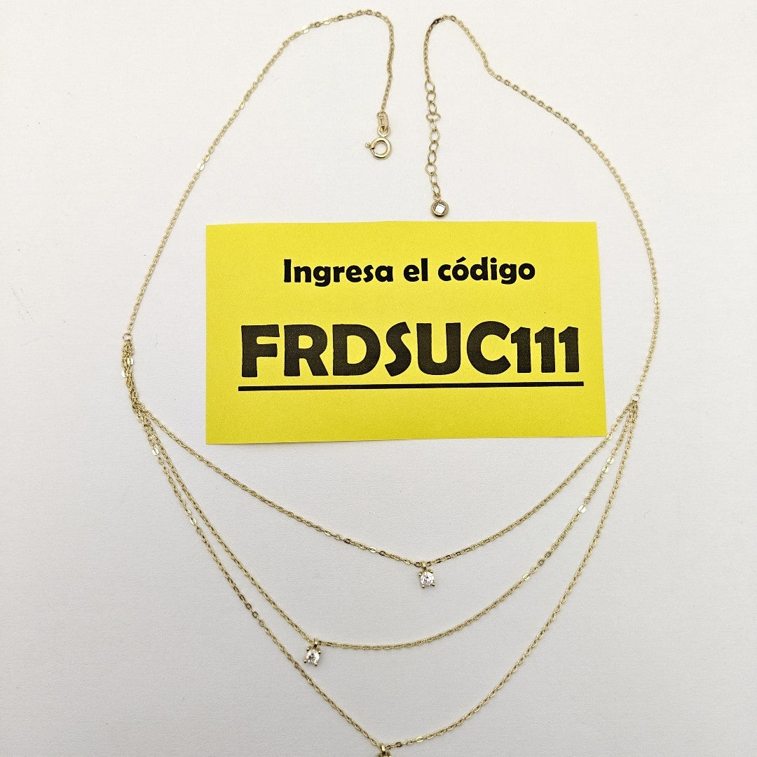 GARGANTILLA ORO 10 K 2.9 GRMS (SEMINUEVO)