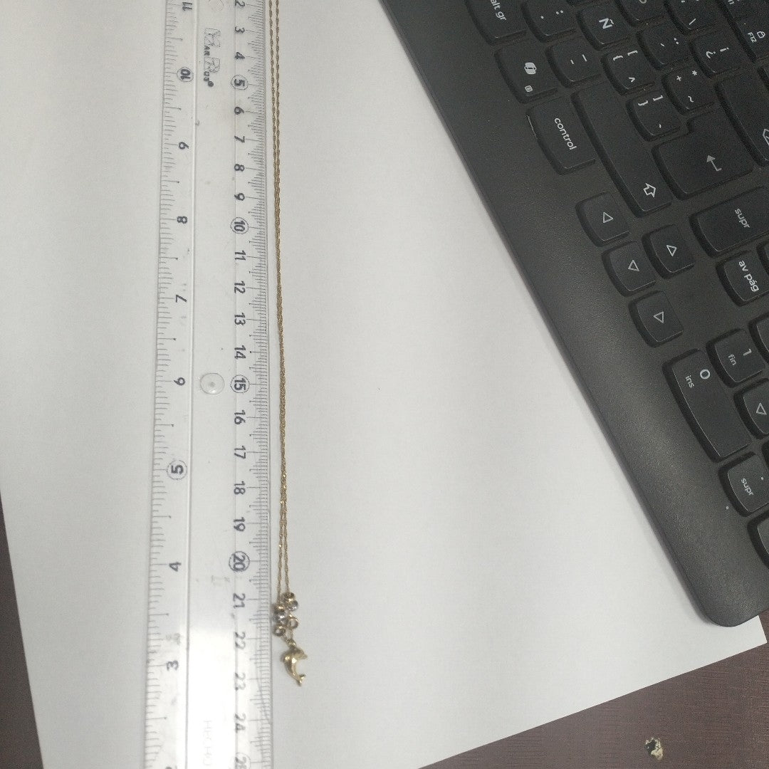 CADENA, DIJE ORO 10 K 1.2 GRMS (SEMINUEVO)
