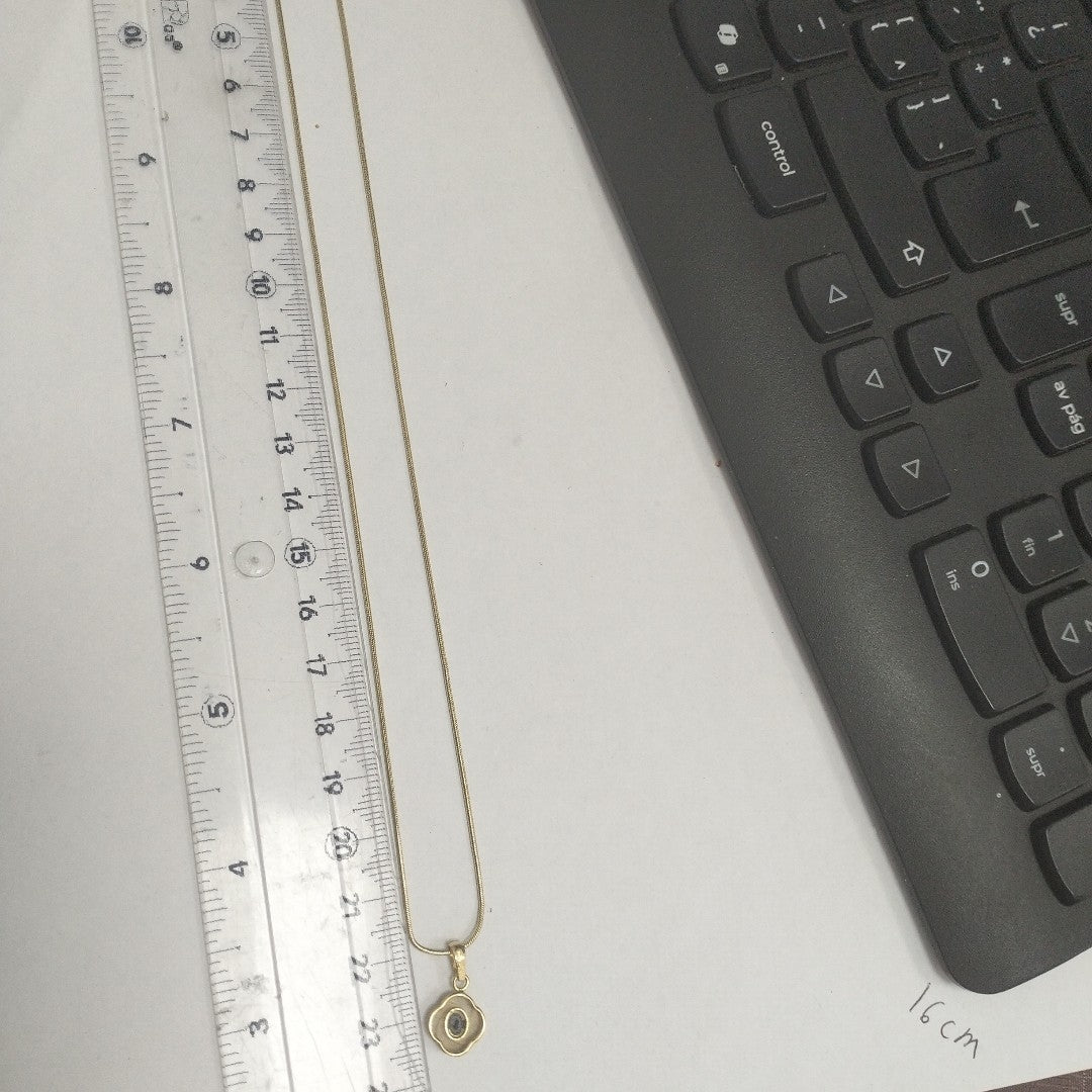 CADENA,DIJE ORO 14 K 4,30 GRMS (SEMINUEVO)