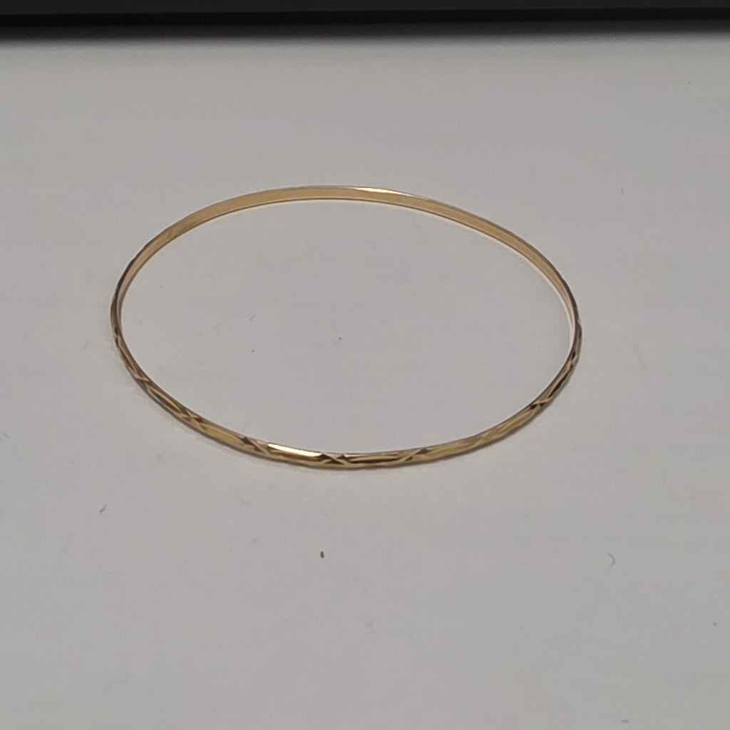 PULSERA RIGIDA ORO 18 K 4.6 GRMS (SEMINUEVO)