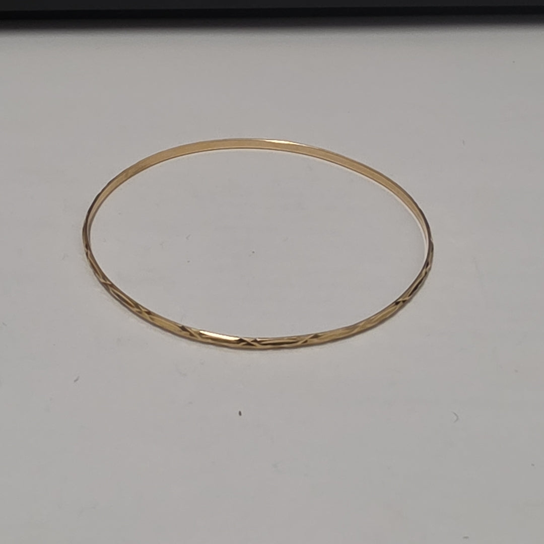 PULSERA RIGIDA ORO 18 K 4.6 GRMS (SEMINUEVO)