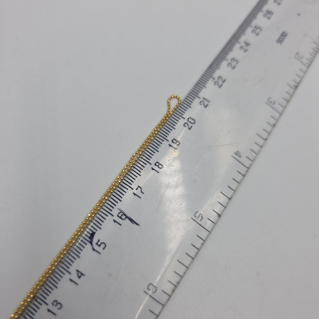 CADENA ORO 18 K 1.9 GRMS (SEMINUEVO)