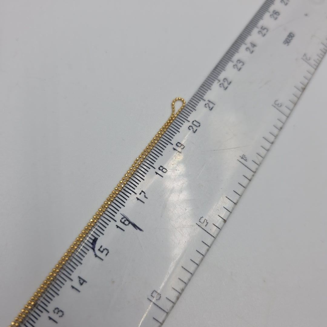CADENA ORO 18 K 1.9 GRMS (SEMINUEVO)