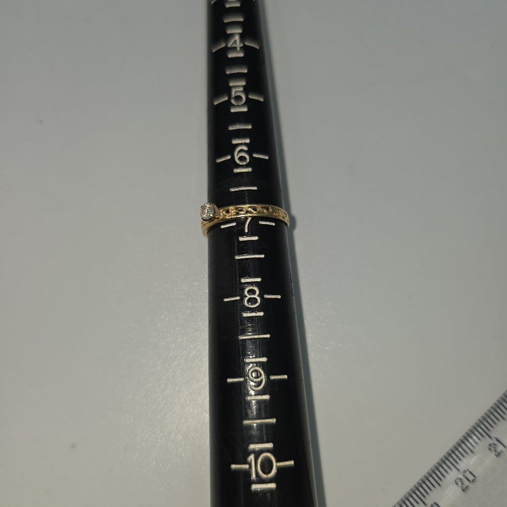 SOLITARIO ORO 14 K 1.4 GRMS (SEMINUEVO)