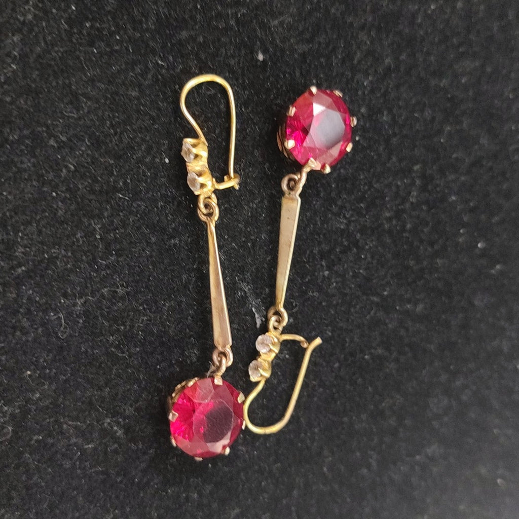 ARETES PAR ORO 10 K 7,20 GRMS (SEMINUEVO)