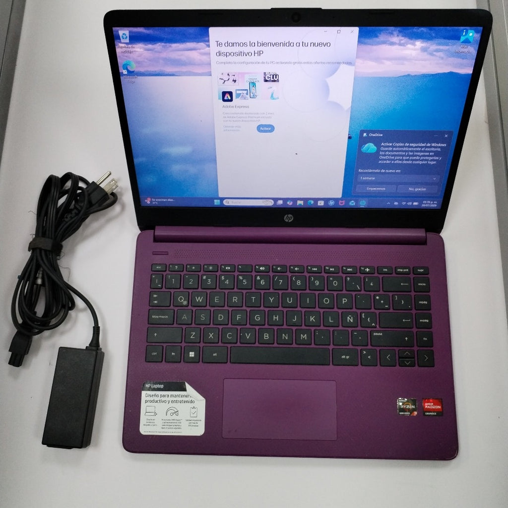 LAPTOP HP 14-FQ1005LA (2023) 256 GB SSD 8 GB RAM (SEMINUEVO)