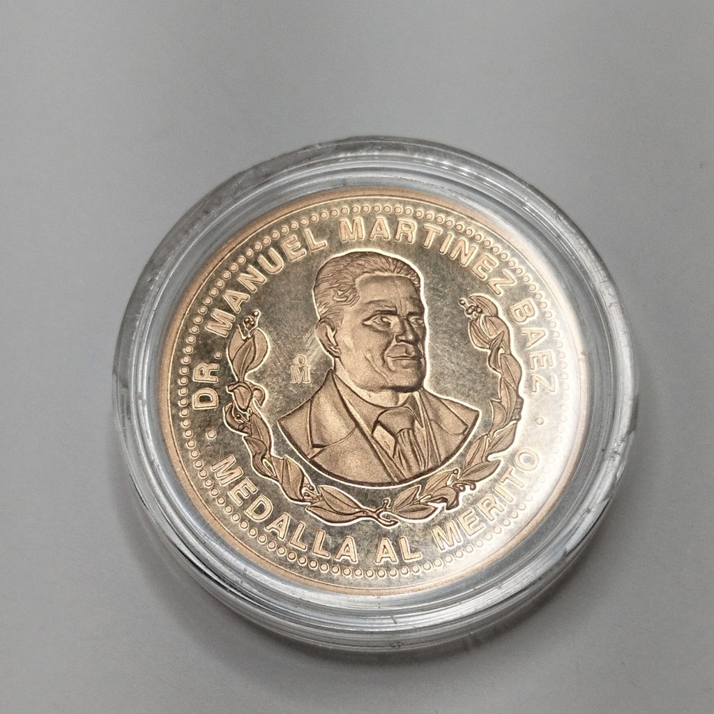 MEDALLA CONMEMORATIVA ORO 21 K 15.5 GRMS (SEMINUEVO)